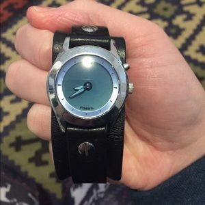 Woman’s fossil watch